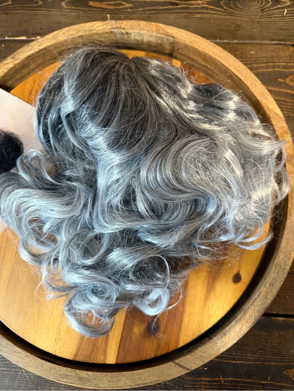 Gray Curly Women's Wig - Unbranded